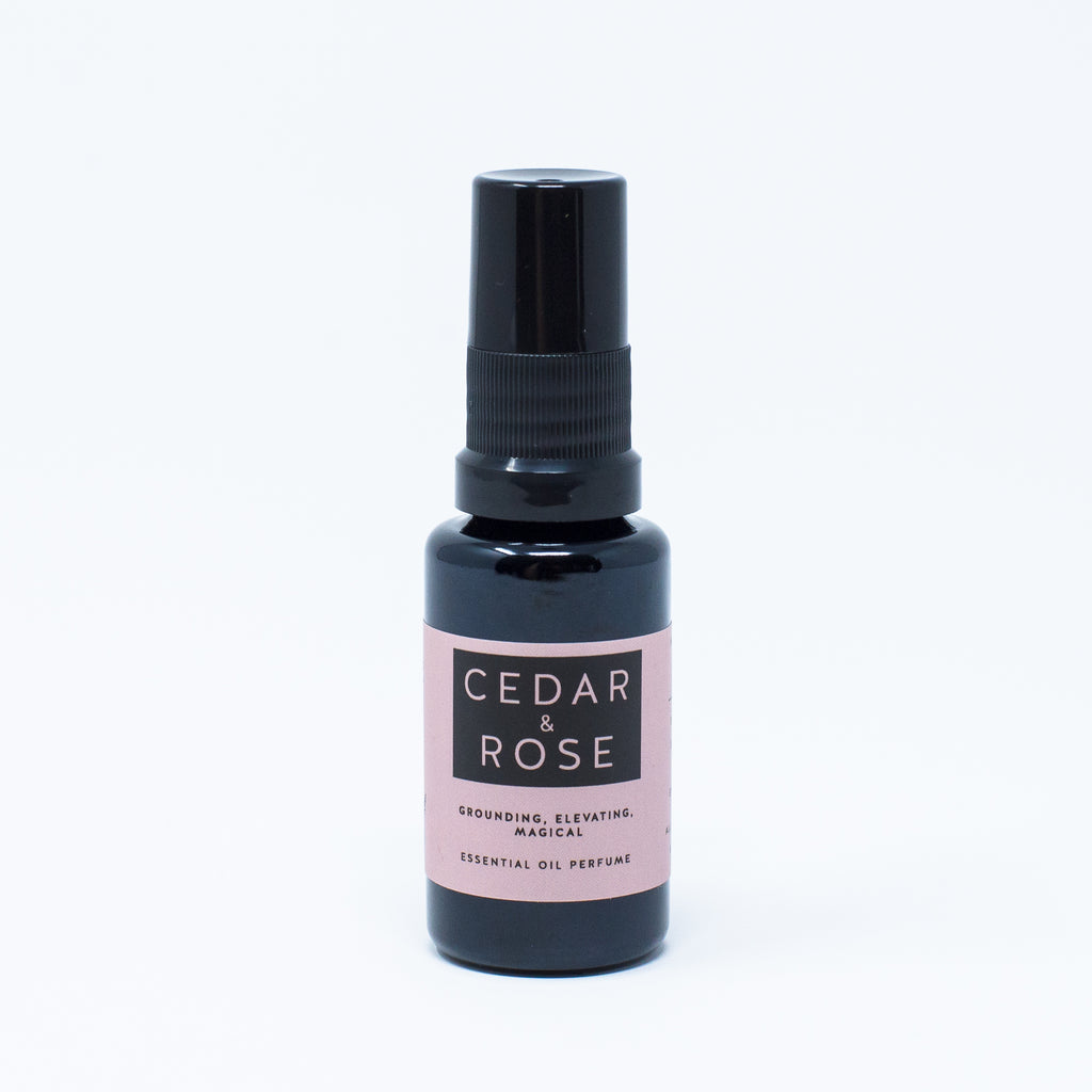 Cedar & Rose Mist: Essential Oil Perfume Mist