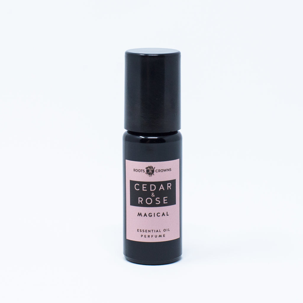 Cedar & Rose: Essential Oil Perfume Roller