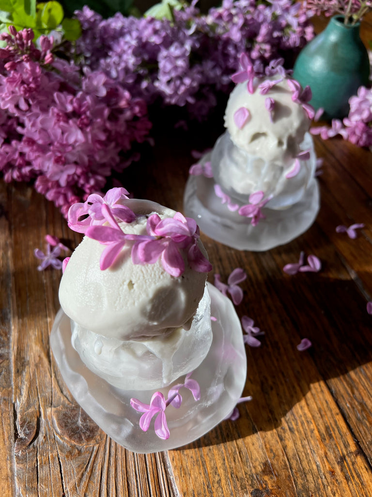 Lilac Ice Cream Recipe!