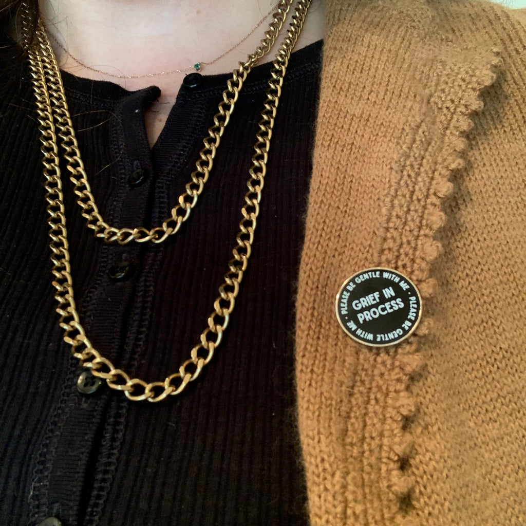 Grief in Process Enamel Pin