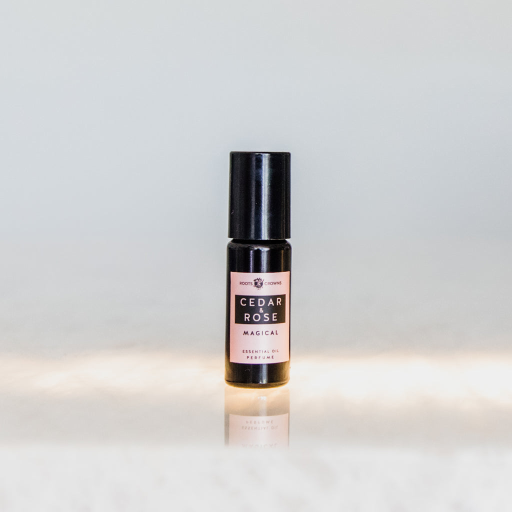 Cedar & Rose: Essential Oil Perfume Roller