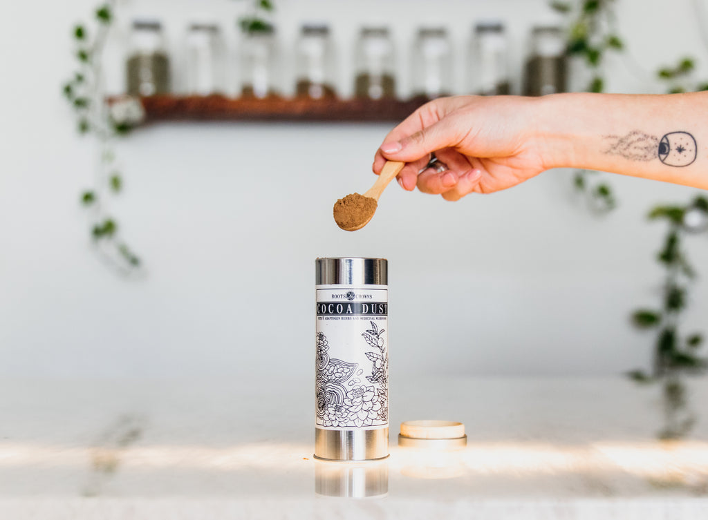 Cocoa Dust: 9 Mushrooms & Adaptogen Herbs!