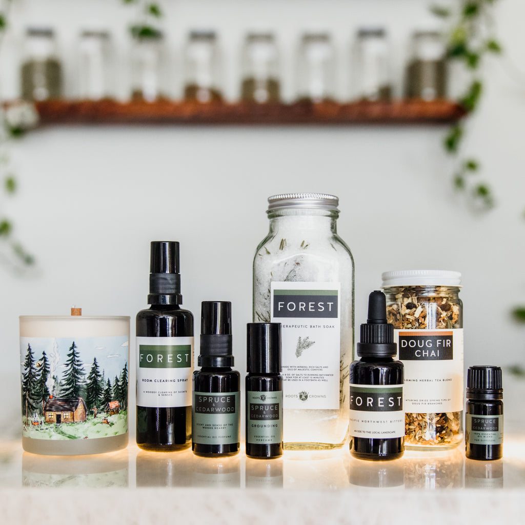 Spruce & Cedarwood: Essential Oil Perfume Roller