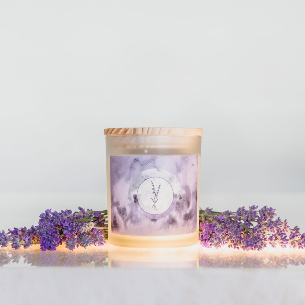 Lavender Space Candle