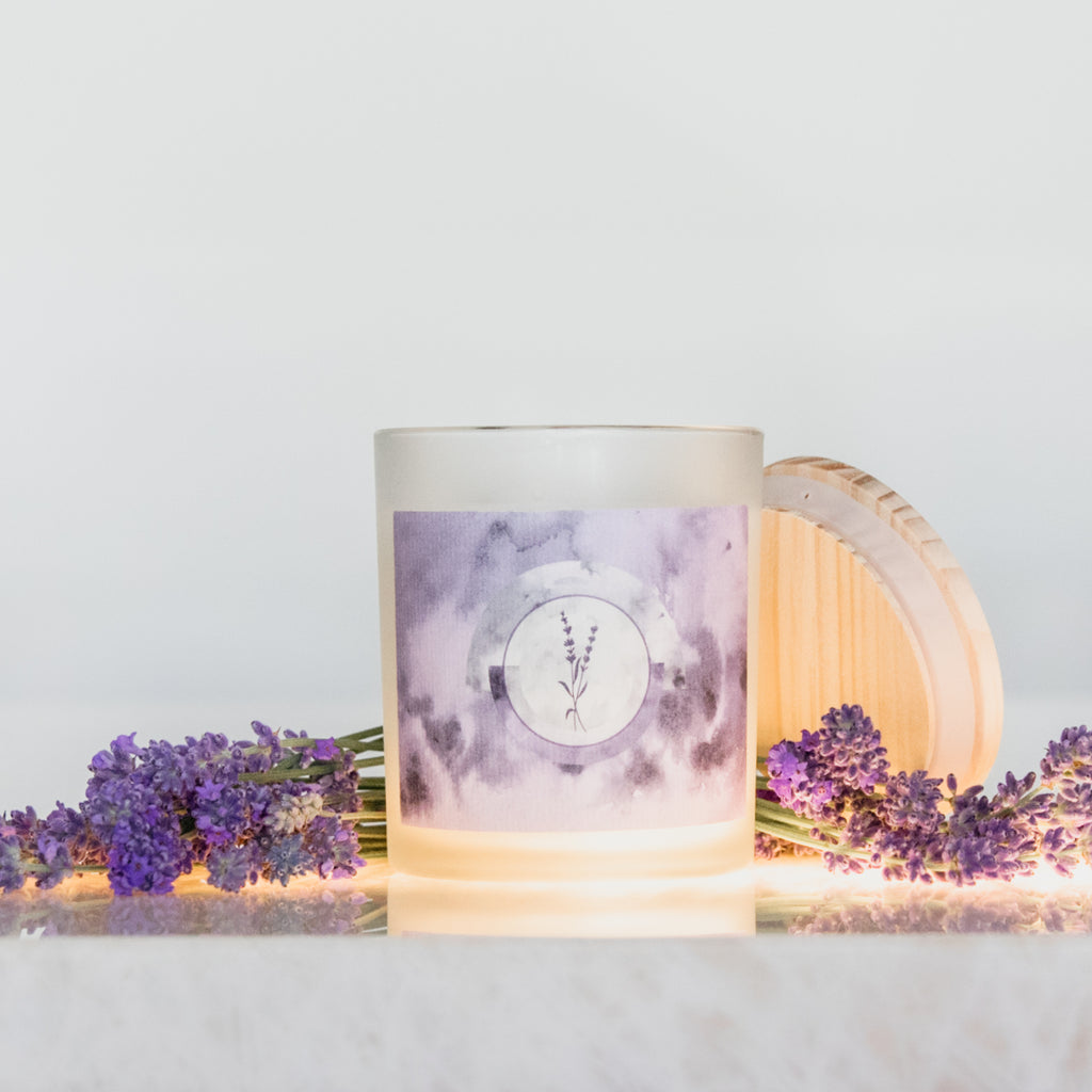 Lavender Space Candle