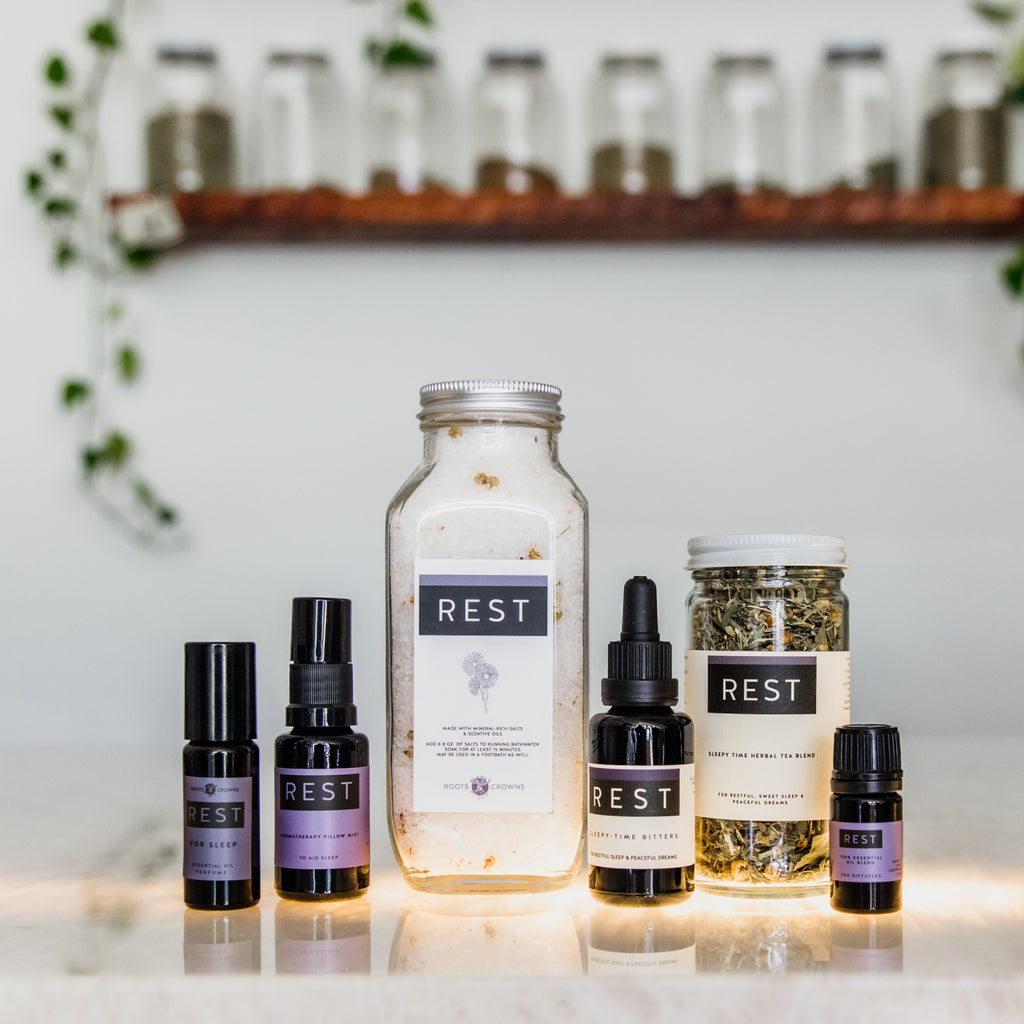 Rest Well: A Sleepy-time Herbal Tea Blend | Roots & Crowns
