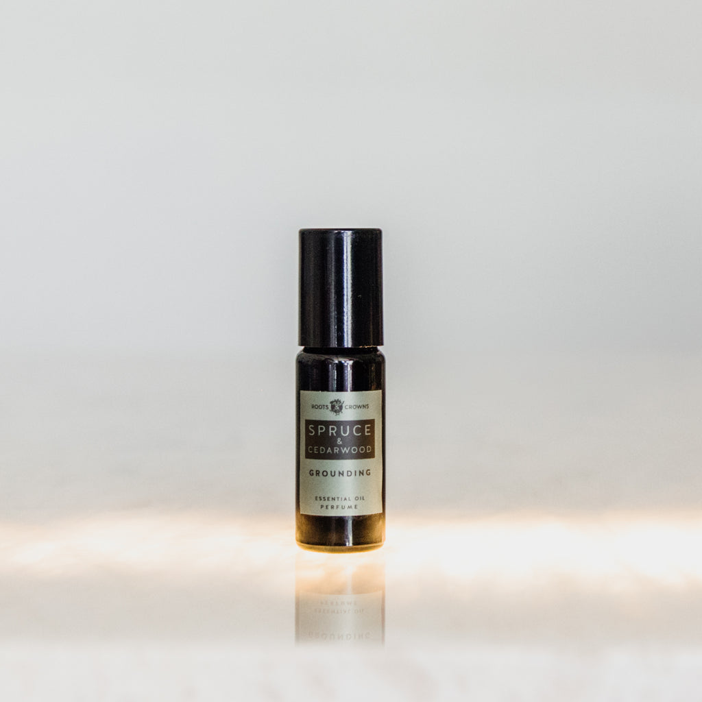 Spruce & Cedarwood: Essential Oil Perfume Roller