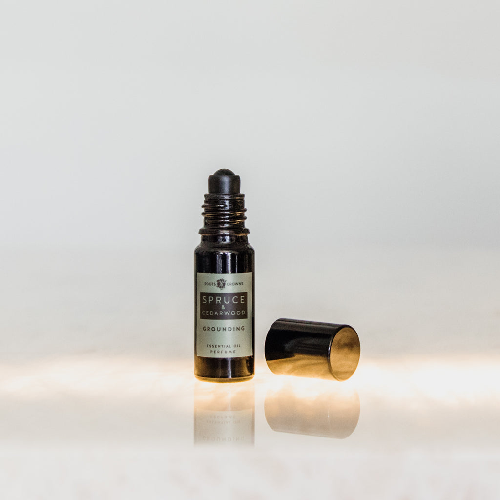 Spruce & Cedarwood: Essential Oil Perfume Roller