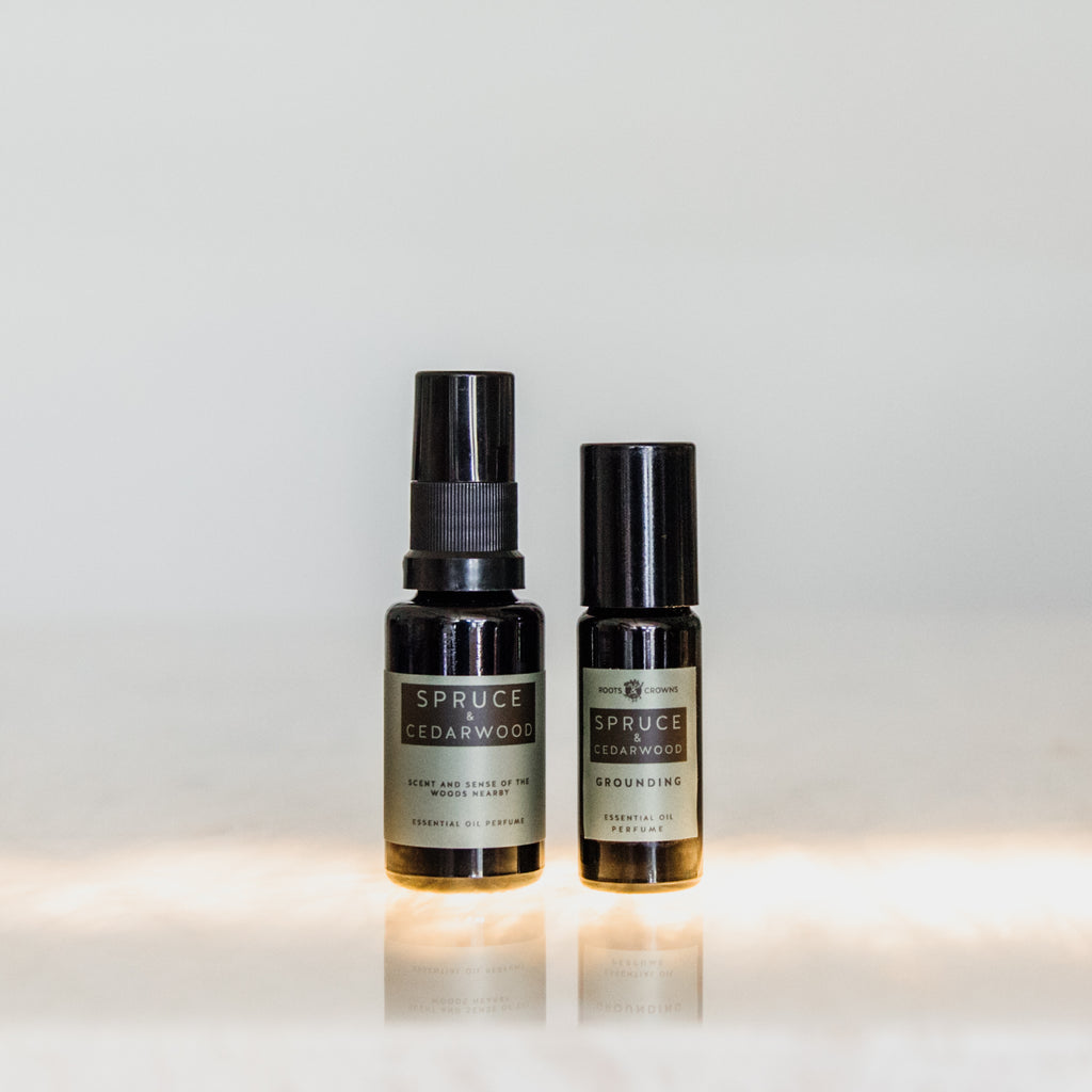 Spruce & Cedarwood: Essential Oil Perfume Roller